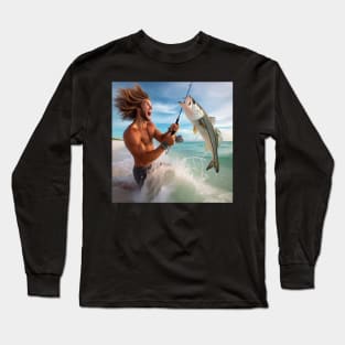 Surf FIshing Long Sleeve T-Shirt